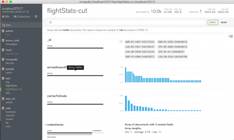 mongodb compass filter or condition